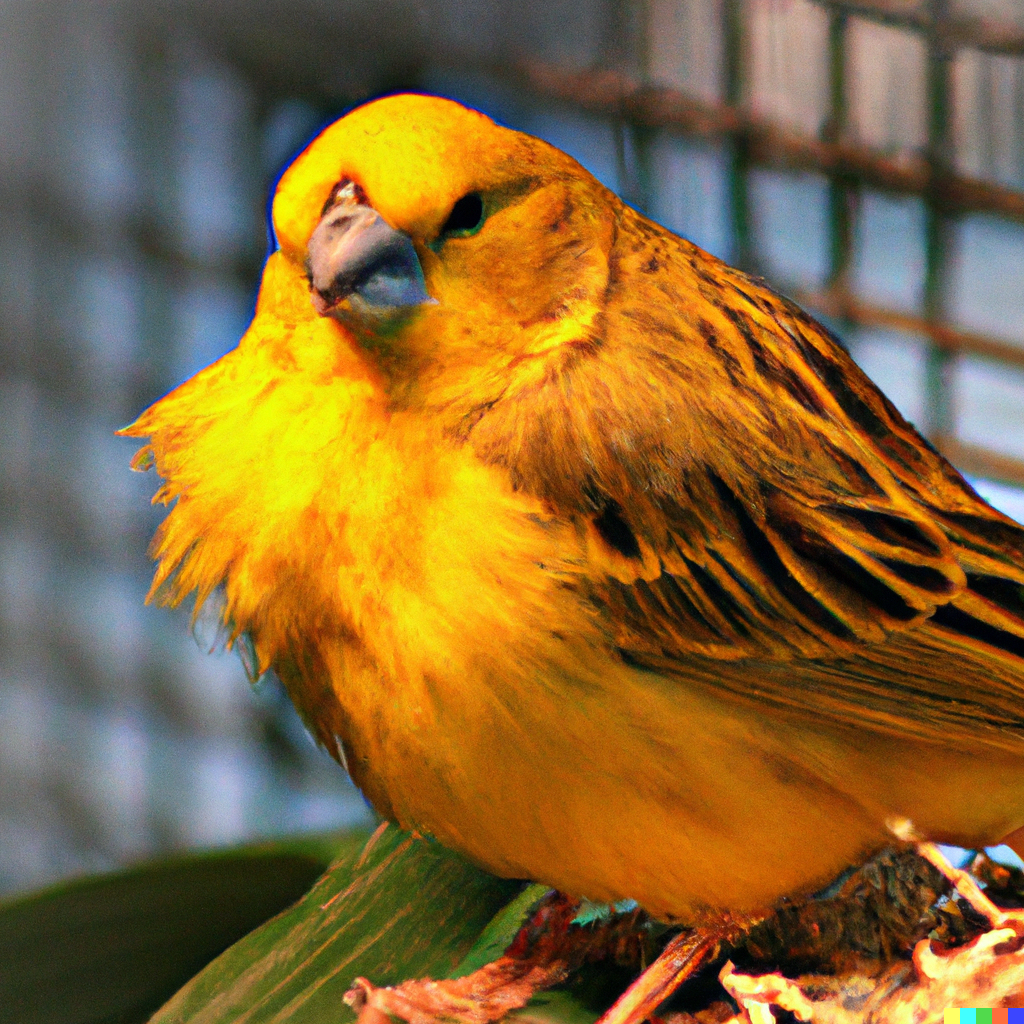 Larry the Harry Contrary Canary