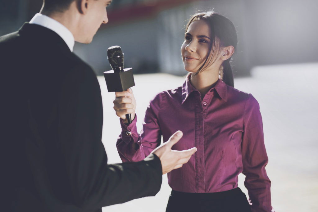 Journalist interviews lawyer