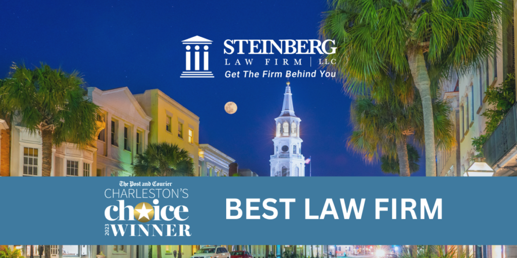 Steinberg Law Firm Wins Charleston’s Choice Award Best Law Firm 2023
